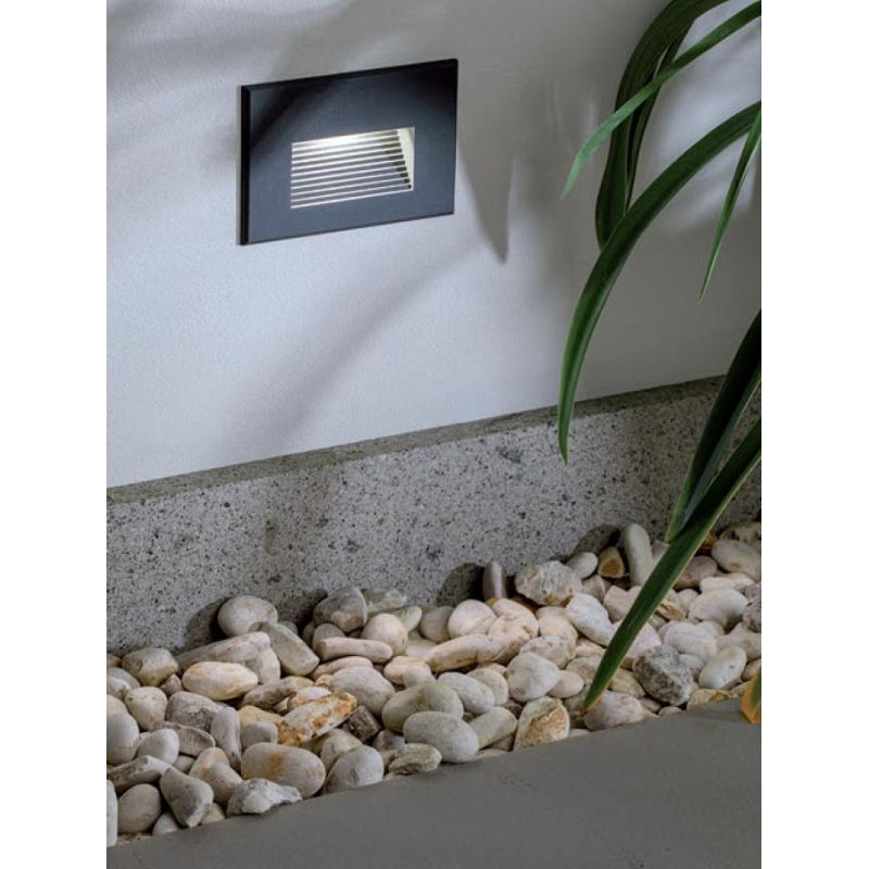 SPINA SEGNAPASSO DA INCASSO PER SCATOLA 503 BIANCO ANTRACITE ALLUMINIO LED 3W IP65 DI SOVIL Sovil - Cristalensi Shop Online