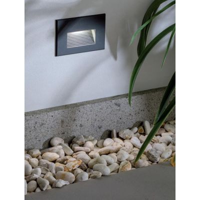 SPINA SEGNAPASSO DA INCASSO PER SCATOLA 503 BIANCO ANTRACITE ALLUMINIO LED 3W IP65 DI SOVIL Sovil - Cristalensi Shop Online