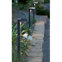 SOLARE PALETTO H60 CM LED 4.5W CON SENSORE DI MOVIMENTO, PANNELLO SOLARE E BATTERIA Sovil - Cristalensi Shop Online