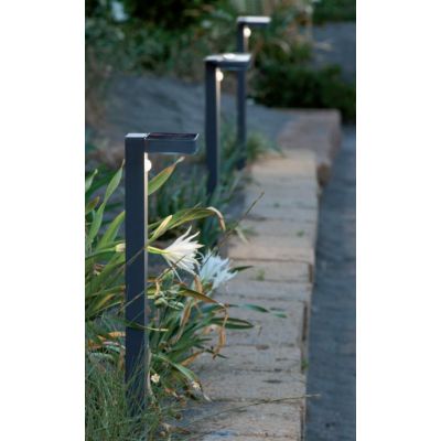 SOLARE PALETTO H60 CM LED 4.5W CON SENSORE DI MOVIMENTO, PANNELLO SOLARE E BATTERIA Sovil - Cristalensi Shop Online