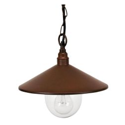 SPECTRE SOSPENSIONE CON PIATTO CORTEN O BIANCO IN STILE VINTAGE IP44 ECONOMICA DI SOVIL Sovil - Cristalensi Shop Online 2