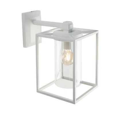 DOMUS LAMPADA DA PARETE STILE CLASSICO IP43 IN ALLUMINIO BIANCO O NERO DI SOVIL Sovil - Cristalensi Shop Online