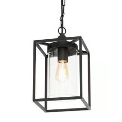 DOMUS SOSPENSIONE SINGOLA STILE CLASSICO IP43 IN ALLUMINIO BIANCO O NERO DI SOVIL Sovil - Cristalensi Shop Online 2