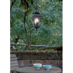 NANO SOSPENSIONE A LANTERNA DI PICCOLE DIMENSIONI IN ALLUMINIO E VETRO Sovil - Cristalensi Shop Online 2