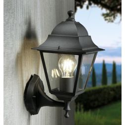 NANO LANTERNA BIANCA O NERA ESTERNO ALLUMINIO DIFFUSORI VETRO ECONOMICA Sovil - Cristalensi Shop Online