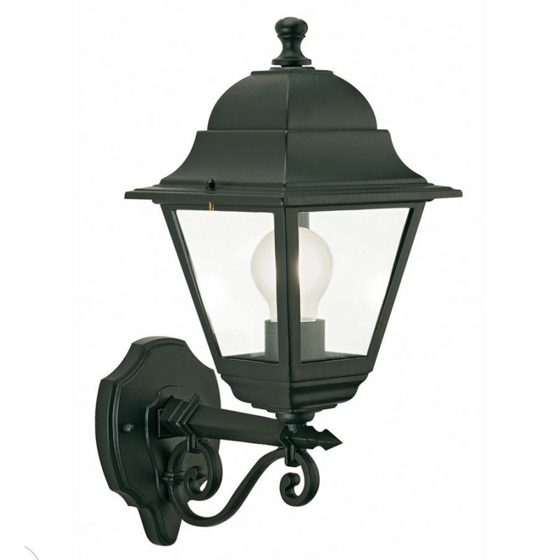 OLD APPLIQUE ESTERNO LANTERNA QUADRATA DI SOVIL ALLUMINIO NERO O BIANCO E DIFFUSORI VETRO Sovil - Cristalensi Shop Online