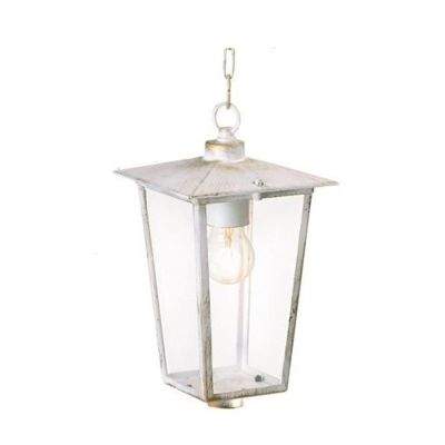 RIBOT LAMPADA A SOSPENSIONE DA ESTERNO ALLUMINIO BIANCO/ORO O RUGGINE IP43 Sovil - Cristalensi Shop Online
