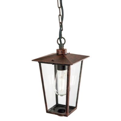 RIBOT LAMPADA A SOSPENSIONE DA ESTERNO ALLUMINIO BIANCO/ORO O RUGGINE IP43 Sovil - Cristalensi Shop Online