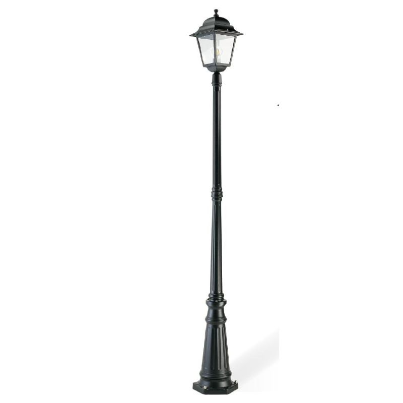 AMALFI PALO IN ALLUMINIO PER ESTERNO COLORE NERO ALTEZZA 212 CM DI SOVIL Sovil - Cristalensi Shop Online