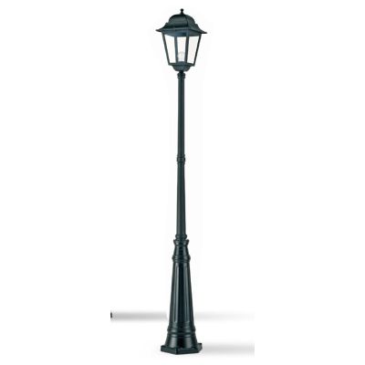 AMALFI LAMPIONE PER ESTERNO H295 IN ALLUMINIO NERO DIFFUSORI IN VETRO Sovil - Cristalensi Shop Online