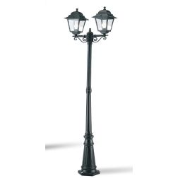 AMALFI PALO PER ESTERNO ALTO IN ALLUMINIO 2 LUCI NERO DI SOVIL Sovil - Cristalensi Shop Online 2