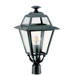 ELEGANCE TESTA PALO DIAMETRO 6 CM IN ALLUMINIO ANTRACITE E DIFFUSORI IN VETRO Sovil - Cristalensi Shop Online 2