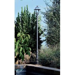 ELEGANCE LAMPIONE PER ESTERNO H241 IN ALLUMINIO ANTRACITE E DIFFUSORI IN VETRO Sovil - Cristalensi Shop Online