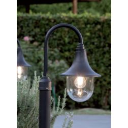 ZOE TESTA PALO IN TERMOPLASTICO CON DIFFUSORE TRASPARENTE PER PALO DIAMETRO 6 CM Sovil - Cristalensi Shop Online