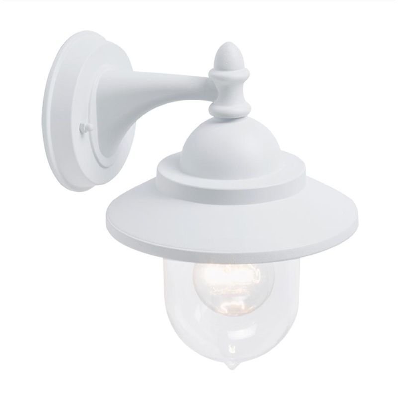 RONDO' LAMPADA DA PARETE IN ALLUMINIO VERNICIATA DI BIANCO O ANTRACITE ECONOMICA Sovil - Cristalensi Shop Online