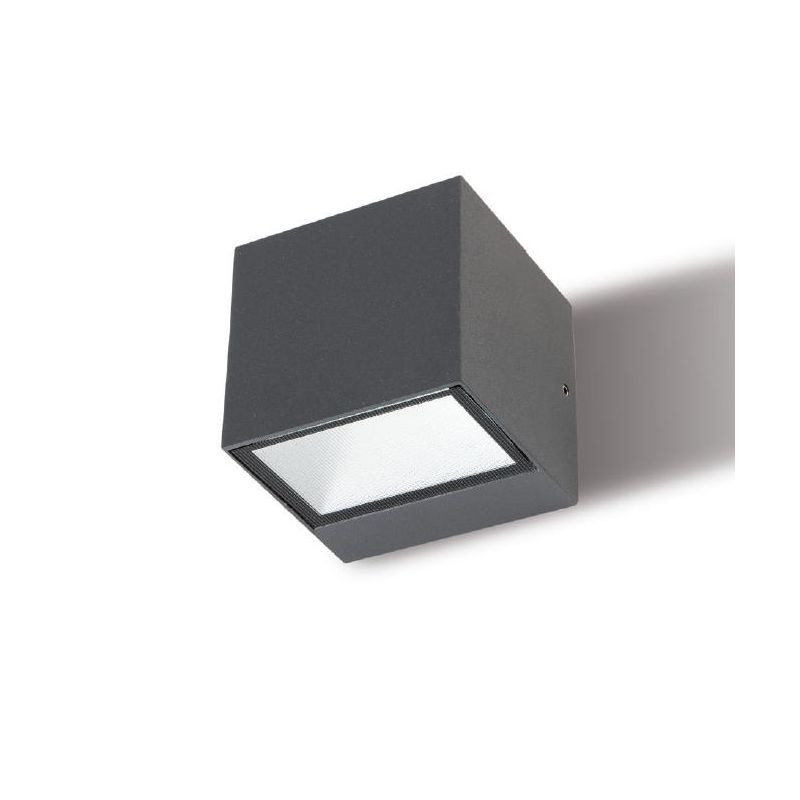 BOX PICCOLA APPLIQUE DA ESTERNO IP65 BIANCA MARRONE O ANTRACITE LED 11W LUCE 3000K O 4000K Sovil - Cristalensi Shop Online