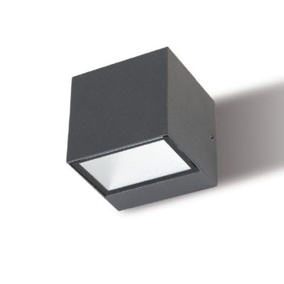 BOX PICCOLA APPLIQUE DA ESTERNO IP65 BIANCA MARRONE O ANTRACITE LED 11W LUCE 3000K O 4000K Sovil - Cristalensi Shop Online