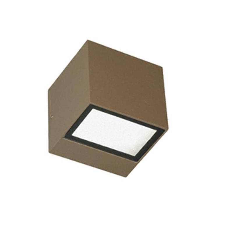 BOX PICCOLA APPLIQUE DA ESTERNO IP65 BIANCA MARRONE O ANTRACITE LED 11W LUCE 3000K O 4000K Sovil - Cristalensi Shop Online