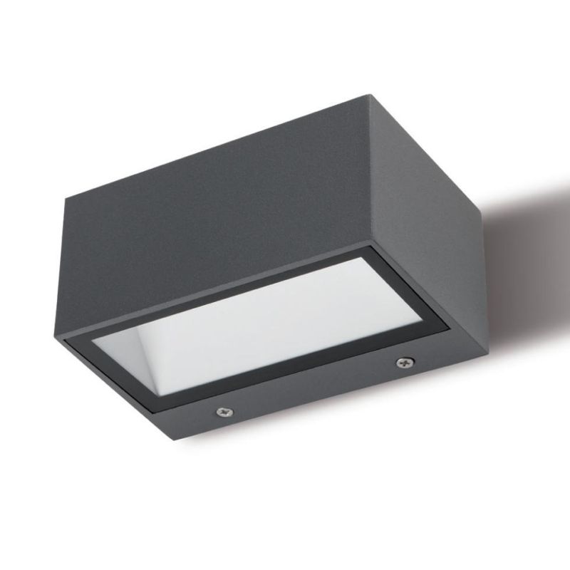 BOX APPLIQUE DA ESTERNO IP65 BIANCA MARRONE O ANTRACITE LED 12W LUCE 3000K O 4000K Sovil - Cristalensi Shop Online