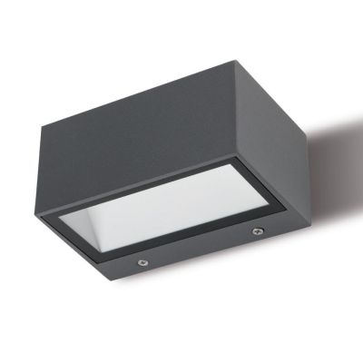 BOX APPLIQUE DA ESTERNO IP65 BIANCA MARRONE O ANTRACITE LED 12W LUCE 3000K O 4000K Sovil - Cristalensi Shop Online