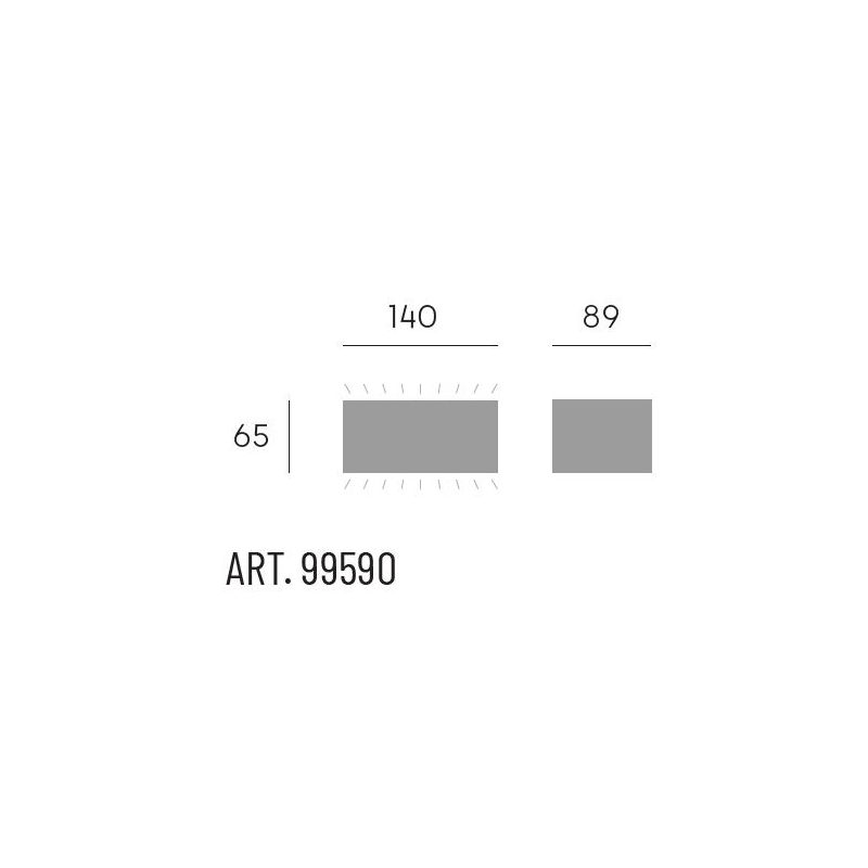 BOX APPLIQUE DA ESTERNO IP65 BIANCA MARRONE O ANTRACITE LED 12W LUCE 3000K O 4000K Sovil - Cristalensi Shop Online