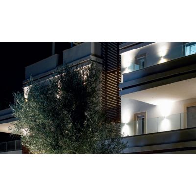 BOX APPLIQUE DA ESTERNO IP65 BIANCA MARRONE O ANTRACITE LED 12W LUCE 3000K O 4000K Sovil - Cristalensi Shop Online