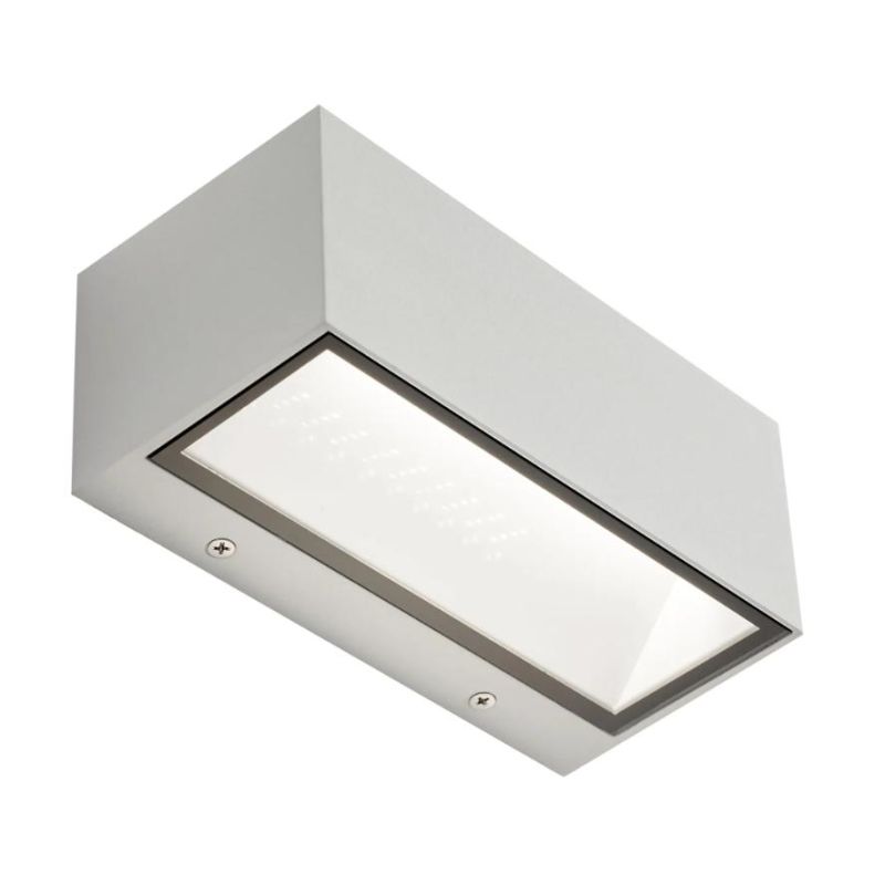 BOX APPLIQUE DA ESTERNO MODERNA IP65 BIANCA MARRONE O ANTRACITE LED 12W LUCE 3000K O 4000K Sovil - Cristalensi Shop Online