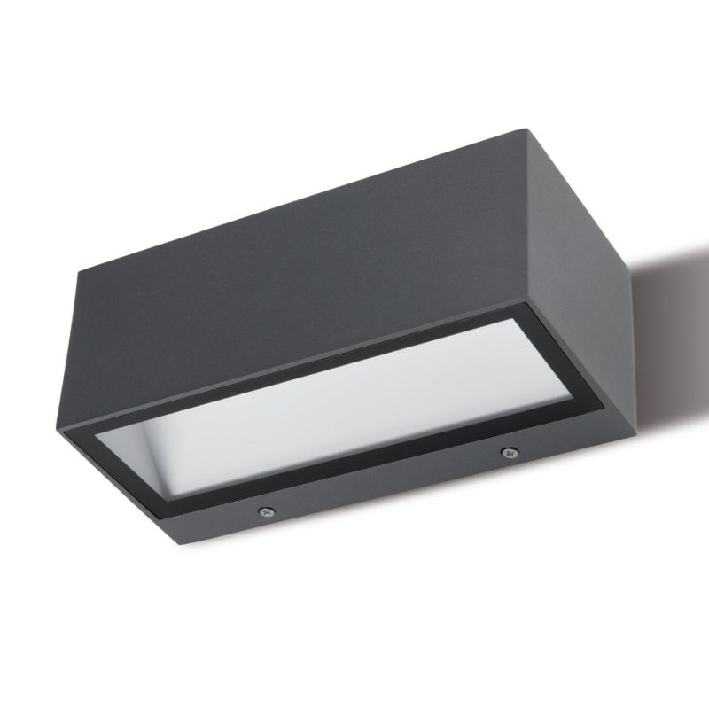 BOX APPLIQUE DA ESTERNO IP65 BIANCA MARRONE O ANTRACITE LED 20W LUCE 3000K O 4000K Sovil - Cristalensi Shop Online