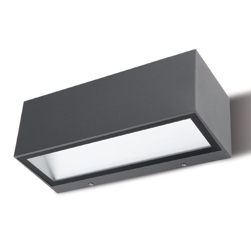 BOX APPLIQUE DA ESTERNO IP65 BIANCA MARRONE O ANTRACITE LED 40W LUCE 3000K O 4000K Sovil - Cristalensi Shop Online