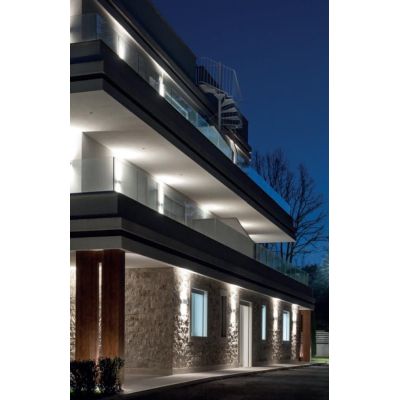 BOX APPLIQUE DA ESTERNO IP65 BIANCA MARRONE O ANTRACITE LED 40W LUCE 3000K O 4000K Sovil - Cristalensi Shop Online