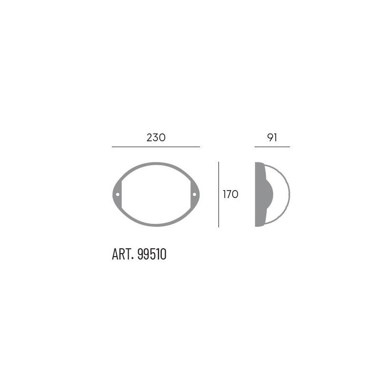 COCO APPLIQUE DA ESTERNO LED 7W LUCE 3000K-4000K IP65 BIANCA O ANTRACITE MODERNA DI SOVIL Sovil - Cristalensi Shop Online