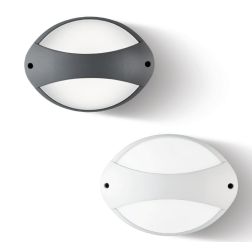 COCOON APPLIQUE DA ESTERNO LED 7W LUCE 3000K-4000K IP65 BIANCA O ANTRACITE MODERNA DI SOVIL Sovil - Cristalensi Shop Online