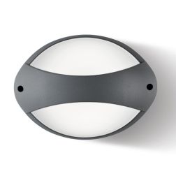 COCOON APPLIQUE DA ESTERNO LED 7W LUCE 3000K-4000K IP65 BIANCA O ANTRACITE MODERNA DI SOVIL Sovil - Cristalensi Shop Online 2