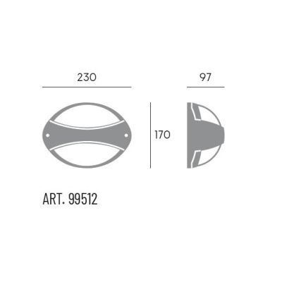 COCOON APPLIQUE DA ESTERNO LED 7W LUCE 3000K-4000K IP65 BIANCA O ANTRACITE MODERNA DI SOVIL Sovil - Cristalensi Shop Online