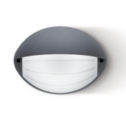 COCONUT APPLIQUE DA ESTERNO CON PALPEBRA LED 7W LUCE 3000K-4000K IP65 BIANCA O ANTRACITE MODERNA DI SOVIL Sovil - Cristalensi Sh 2