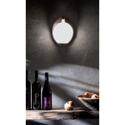 COCOUP APPLIQUE DA ESTERNO CON LED 7W LUCE 3000K-4000K IP65 BIANCA O CORTEN MODERNA DI SOVIL Sovil - Cristalensi Shop Online 2