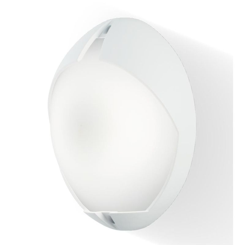 COCOUP APPLIQUE DA ESTERNO CON LED 7W LUCE 3000K-4000K IP65 BIANCA O CORTEN MODERNA DI SOVIL Sovil - Cristalensi Shop Online