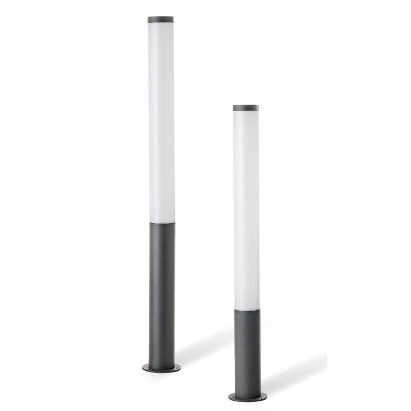 TWIGA PALO DA ESTERNO MODERNO 2 MISURE IN ALLUMINIO ANTRACITE LED 31W LUCE 3000K-4000K Sovil - Cristalensi Shop Online