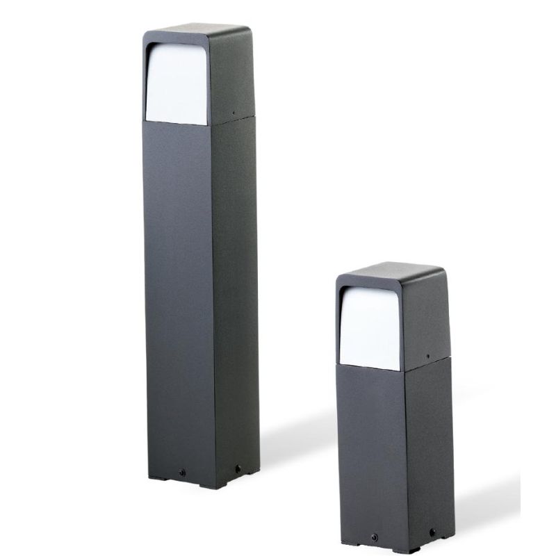 RIVER PALETTO DA GIARDINO IP65 IN 2 MISURE COLORE ANTRACITE LED 13W LUCE 3000K-4000K MODERNO Sovil - Cristalensi Shop Online