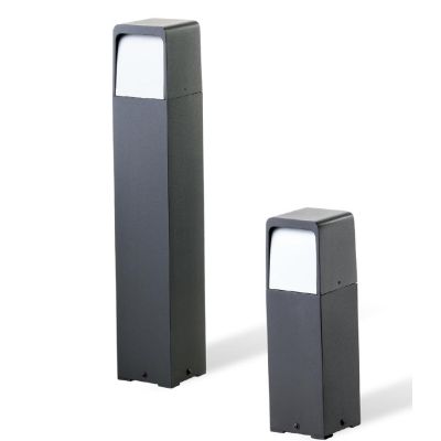 RIVER PALETTO DA GIARDINO IP65 IN 2 MISURE COLORE ANTRACITE LED 13W LUCE 3000K-4000K MODERNO Sovil - Cristalensi Shop Online