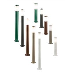 PANAMA PALO DA GIARDINO IP65 IN 2 MISURE E IN ALLUMINIO DI 5 COLORI MODERNO LAMPADINA E27 Sovil - Cristalensi Shop Online