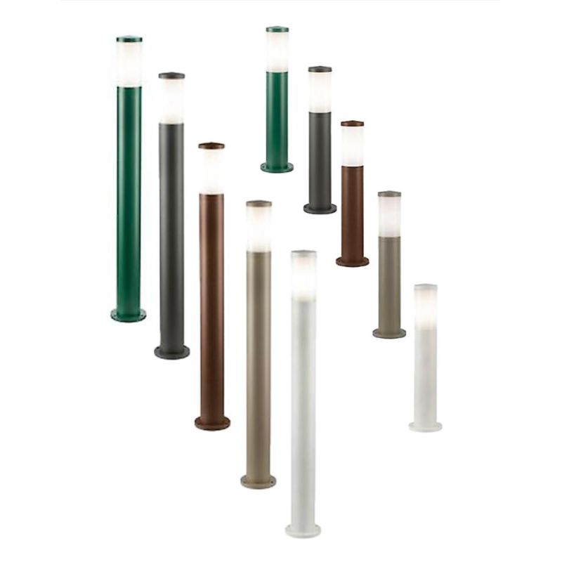 PANAMA PALO DA GIARDINO IP65 IN 2 MISURE E IN ALLUMINIO DI 5 COLORI MODERNO LAMPADINA E27 Sovil - Cristalensi Shop Online