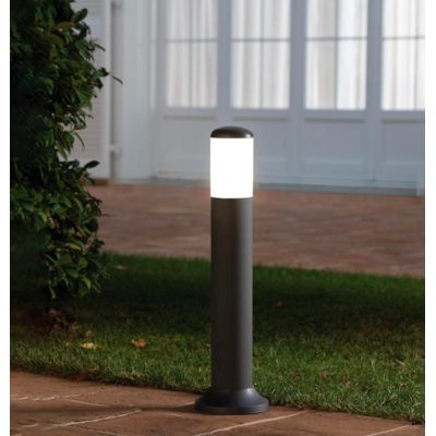 MARINA PALO DA GIARDINO IP54 IN 2 MISURE ALLUMINIO COLORE ANTRACITE MODERNO LAMPADINA E27 Sovil - Cristalensi Shop Online
