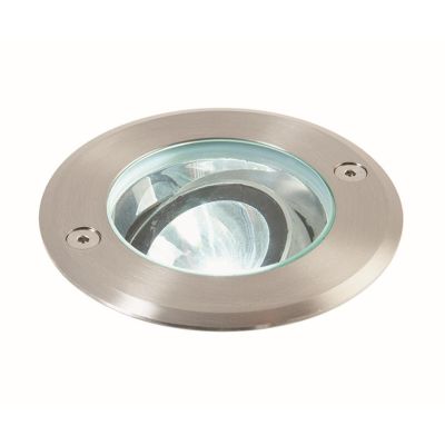 BASCU SEGNAPASSO ROTONDO CON LUCE ORIENTABILE IN ACCIAIO INOX IP67 LED 6W LUCE 3000K-4000K MODERNO Sovil - Cristalensi Shop Onli