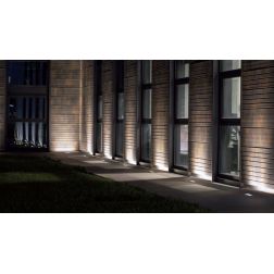 BASCU SEGNAPASSO RETTANGOLARE CON LUCE ORIENTABILE IN ACCIAIO INOX IP67 LED 7W LUCE 3000K-4000K MODERNO Sovil - Cristalensi Shop 2