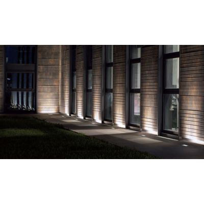 BASCU SEGNAPASSO RETTANGOLARE CON LUCE ORIENTABILE IN ACCIAIO INOX IP67 LED 7W LUCE 3000K-4000K MODERNO Sovil - Cristalensi Shop