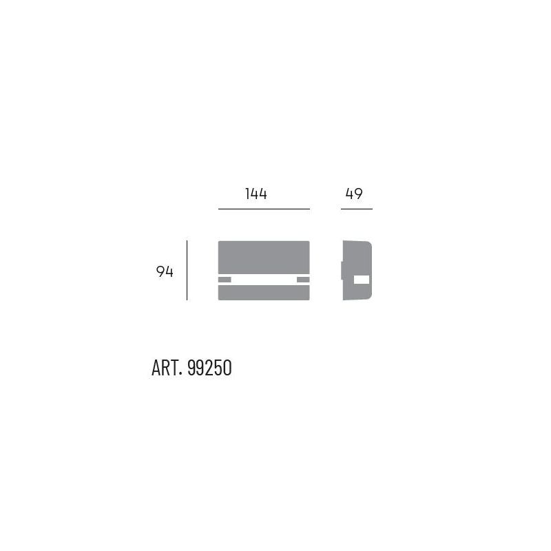 VENTANA APPLIQUE DECORATIVA PER FACCIATE E FINESTRE IP65 ALLUMINIO ANTRACITE LED 6W LUCE 3000K-4000K Sovil - Cristalensi Shop On