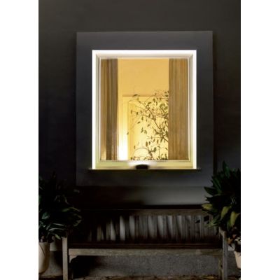 VENTANA APPLIQUE DECORATIVA PER FACCIATE E FINESTRE IP65 ALLUMINIO ANTRACITE LED 6W LUCE 3000K-4000K Sovil - Cristalensi Shop On
