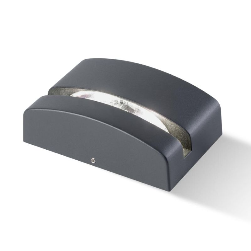 VENTANA APPLIQUE DECORATIVA PER FACCIATE E FINESTRE IP65 ALLUMINIO ANTRACITE LED 6W LUCE 3000K-4000K Sovil - Cristalensi Shop On