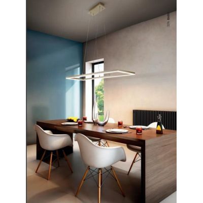 3394-43 BARD SOSPENSIONE MODERNA DI FORMA RETTANGOLARE LED 52W LUCE 4000K BIANCA DELLA FABAS LUCE Fabas Luce - Cristalensi Shop